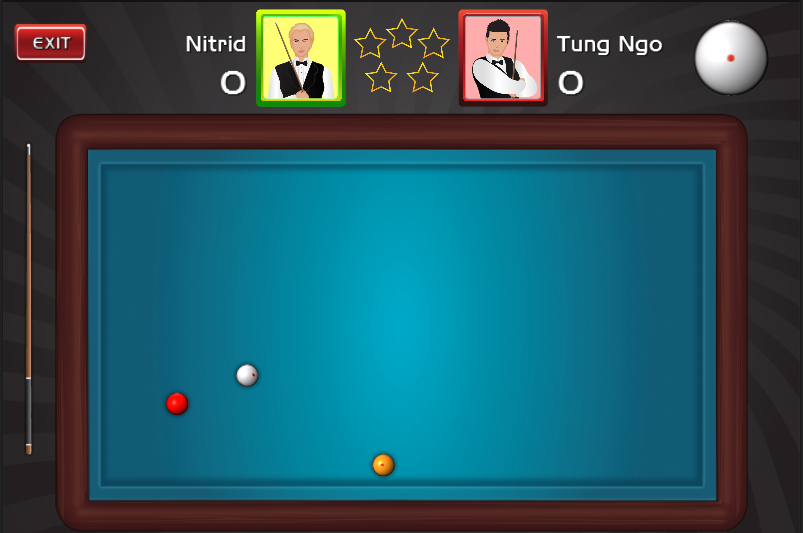 With Traditional Ball Pool Billiards Game You Can Play Against