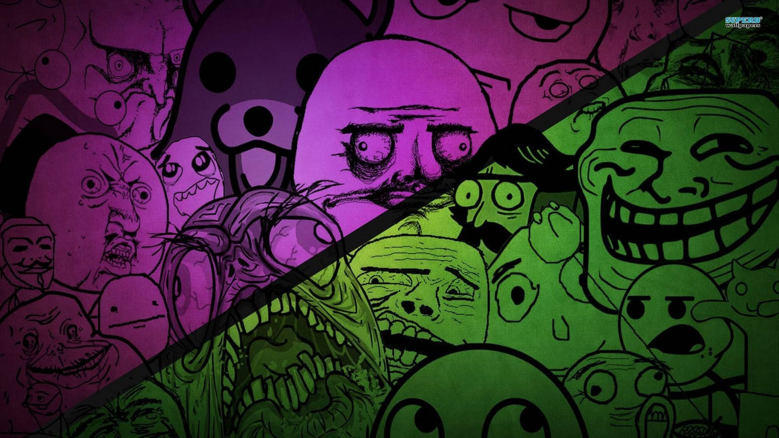 Meme Faces Wallpaper