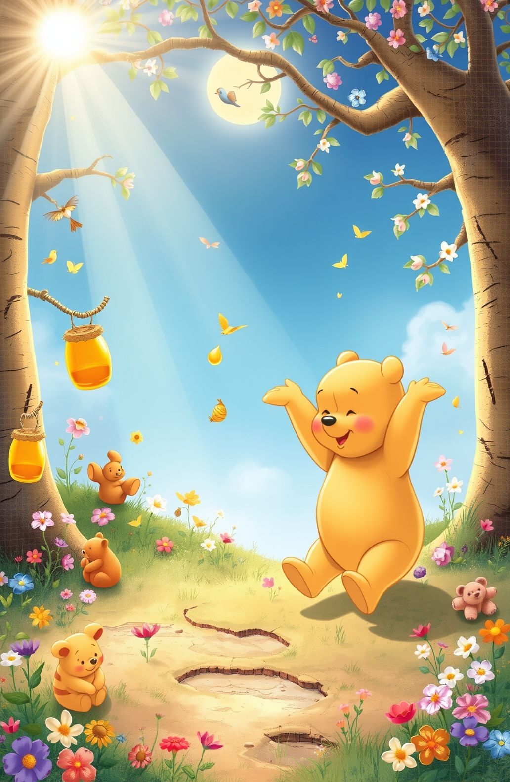 Baby Winnie The Pooh Wallpaper