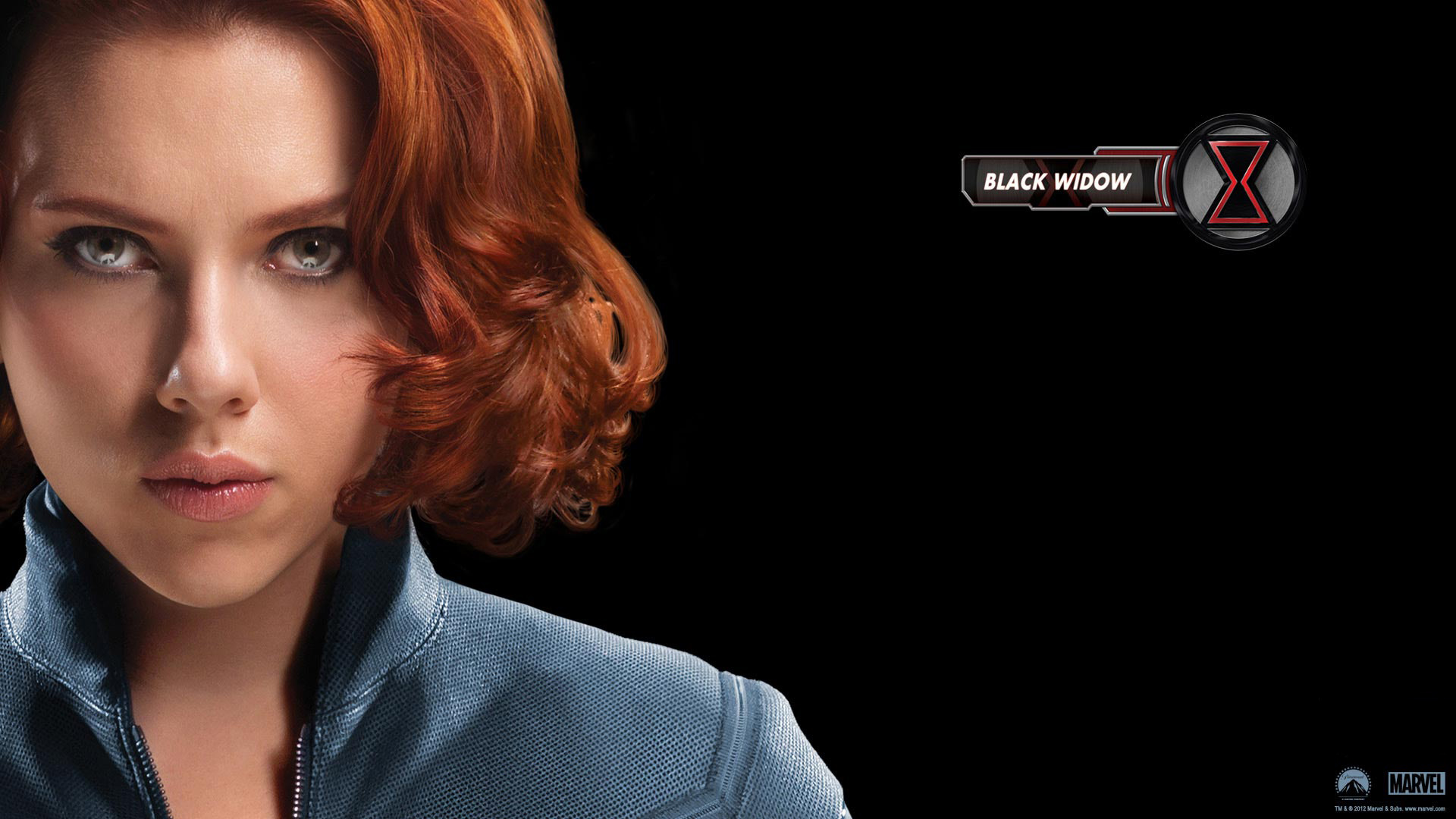 Black Widow In Avengers Movie Wallpaper