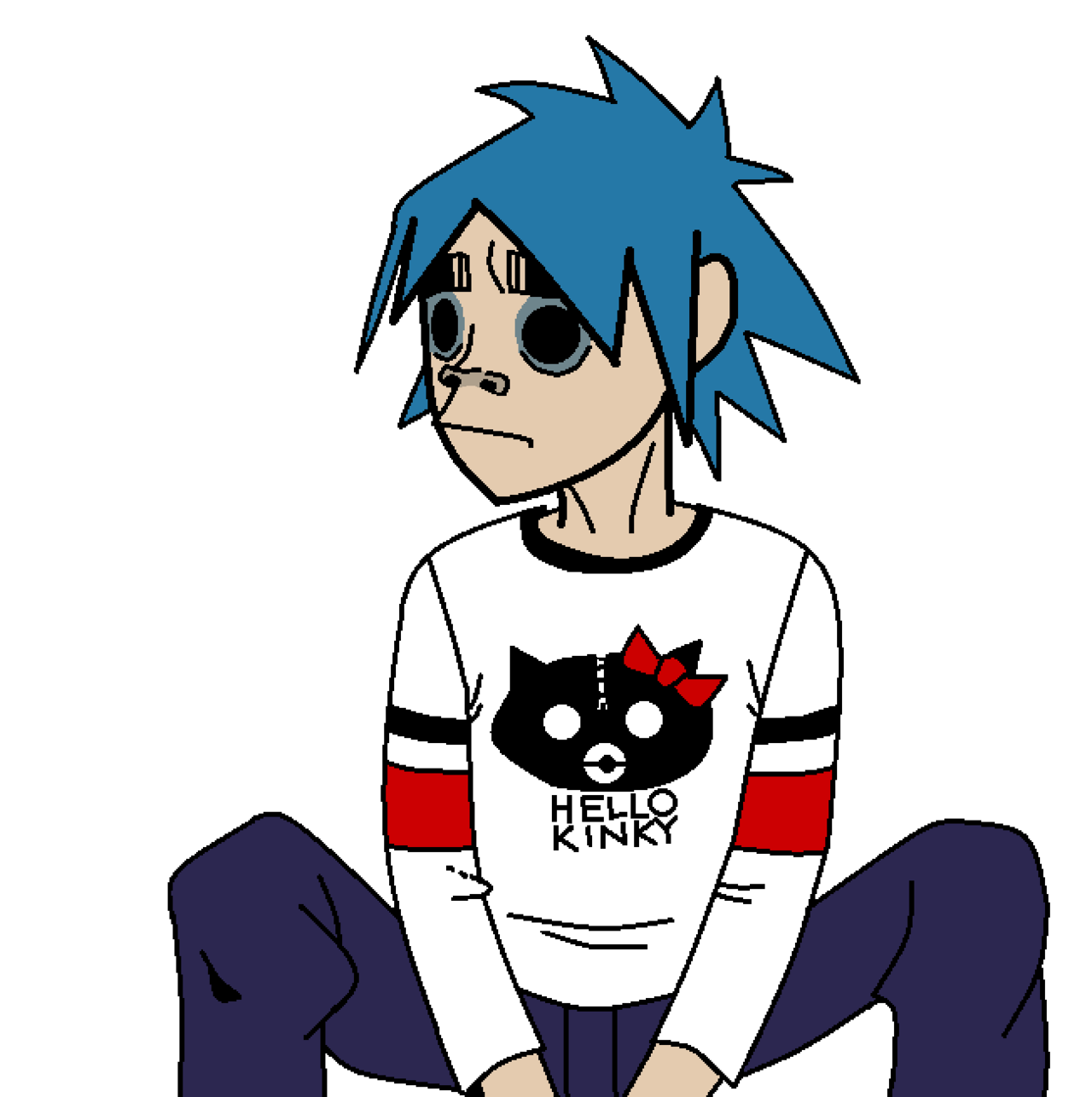 Gorillaz   2 D   The Game Of Death by Korydile 1280x1286
