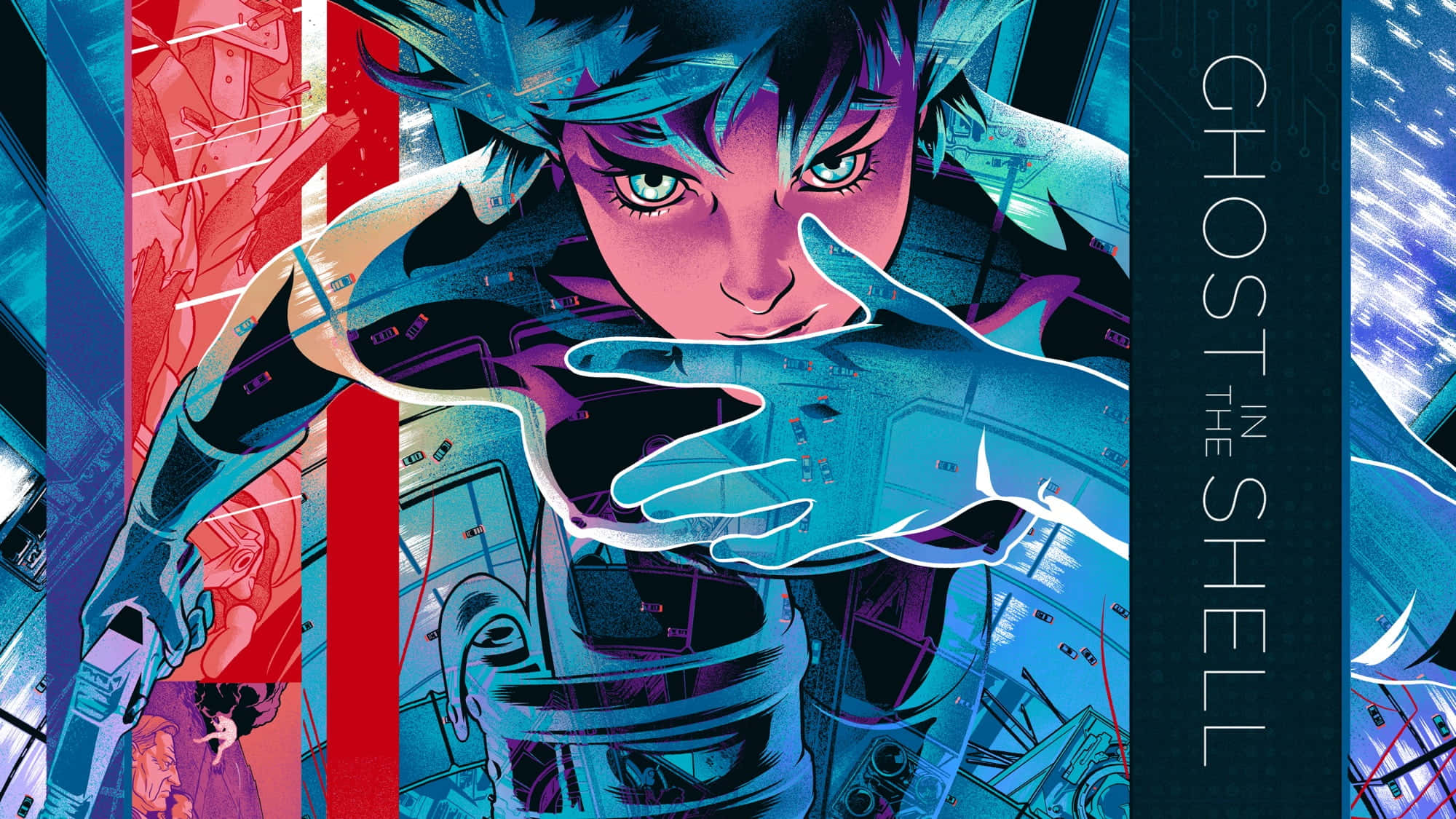 Ghost In The Shell Background Wallpaper