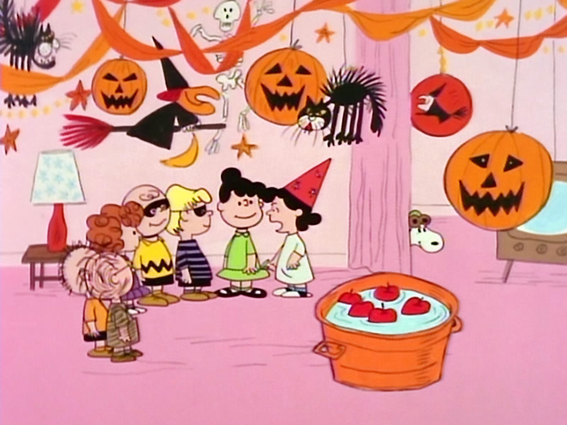 Peanuts Halloween Party Wallpaper Coloring Pages 800x600