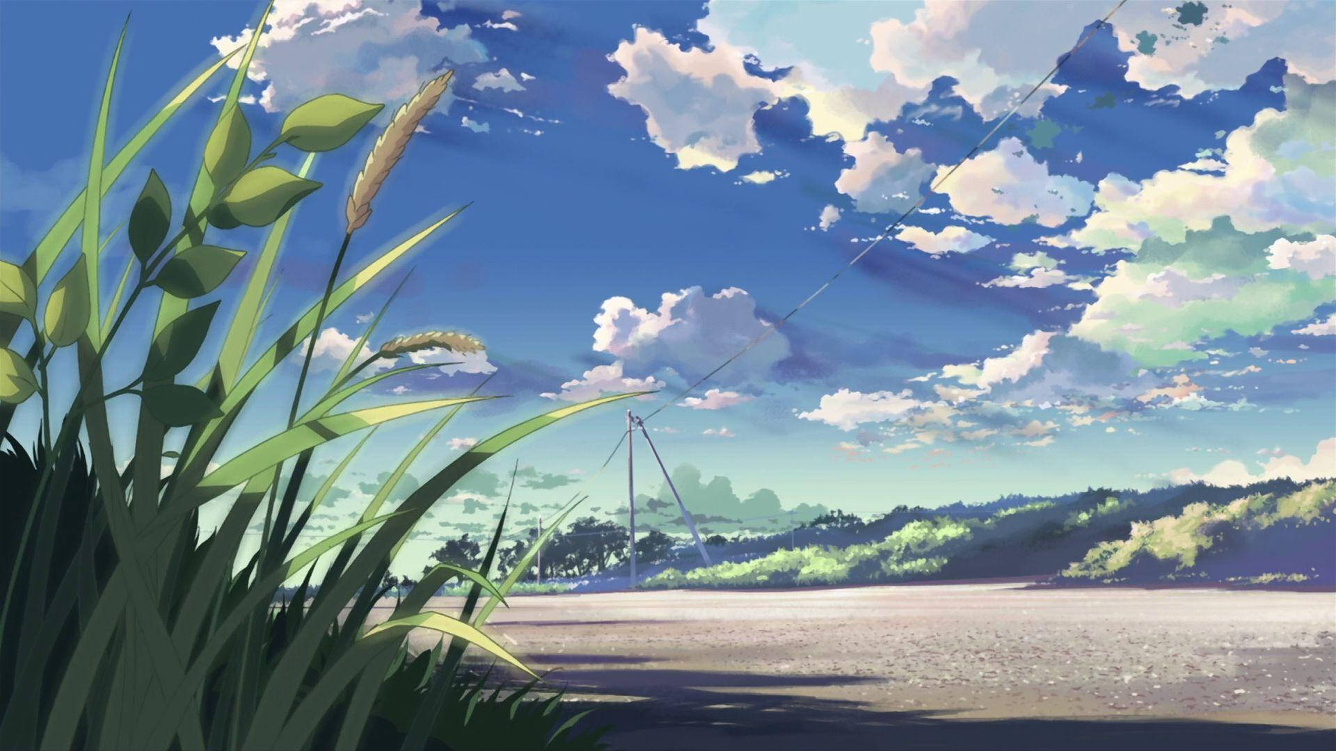 Aesthetic Anime Scenery Wallpaper