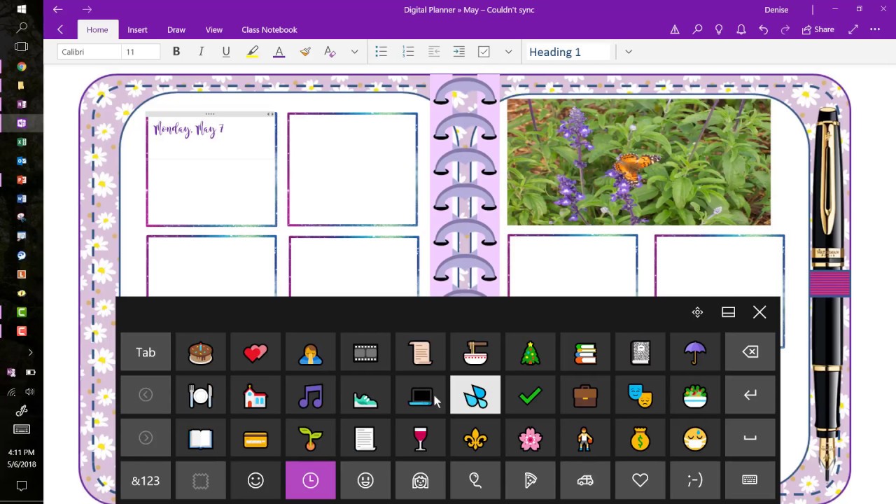 Using Powerpoint To Make Background For Onenote