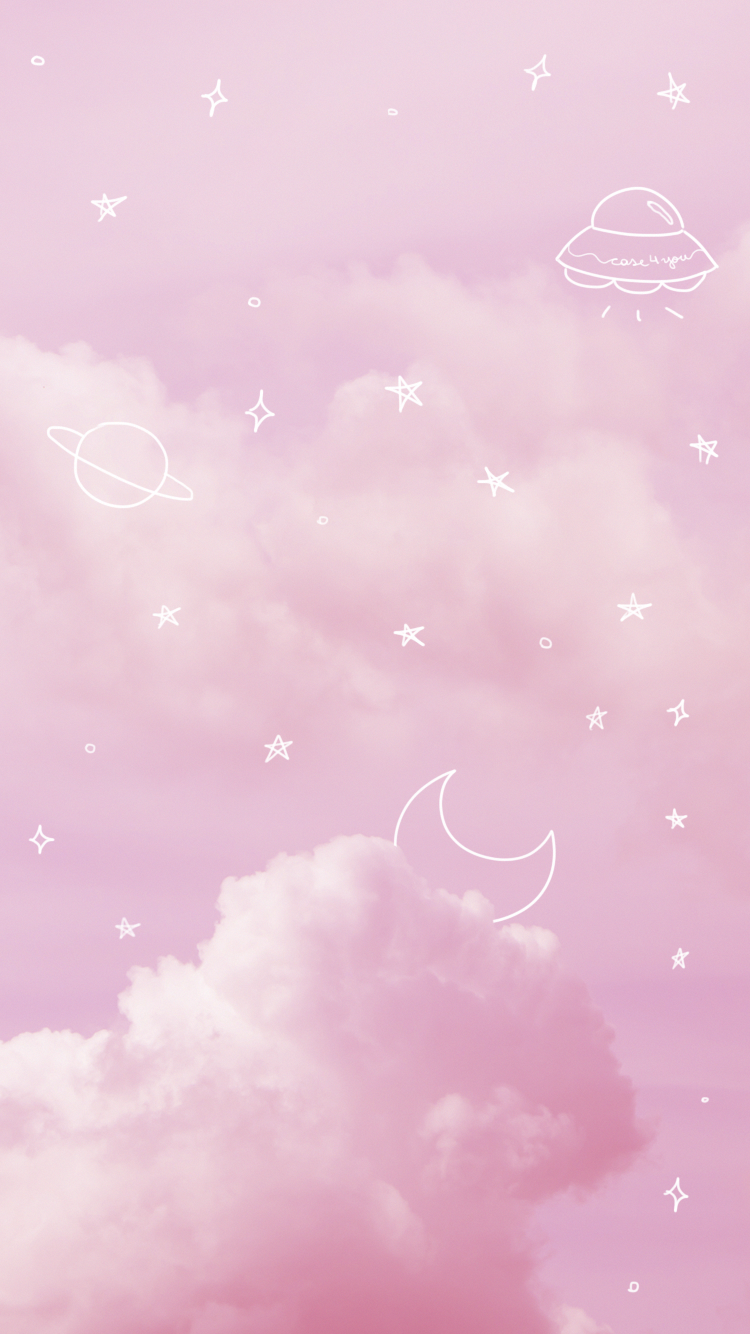 Wallpaper Pink Sky By Case4you Pinksky Space