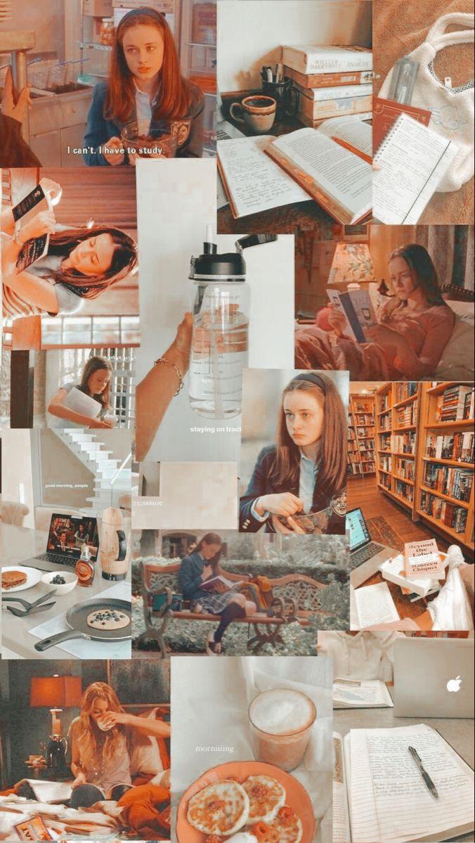 Peachy Rory Collage In Gilmore Girls Study