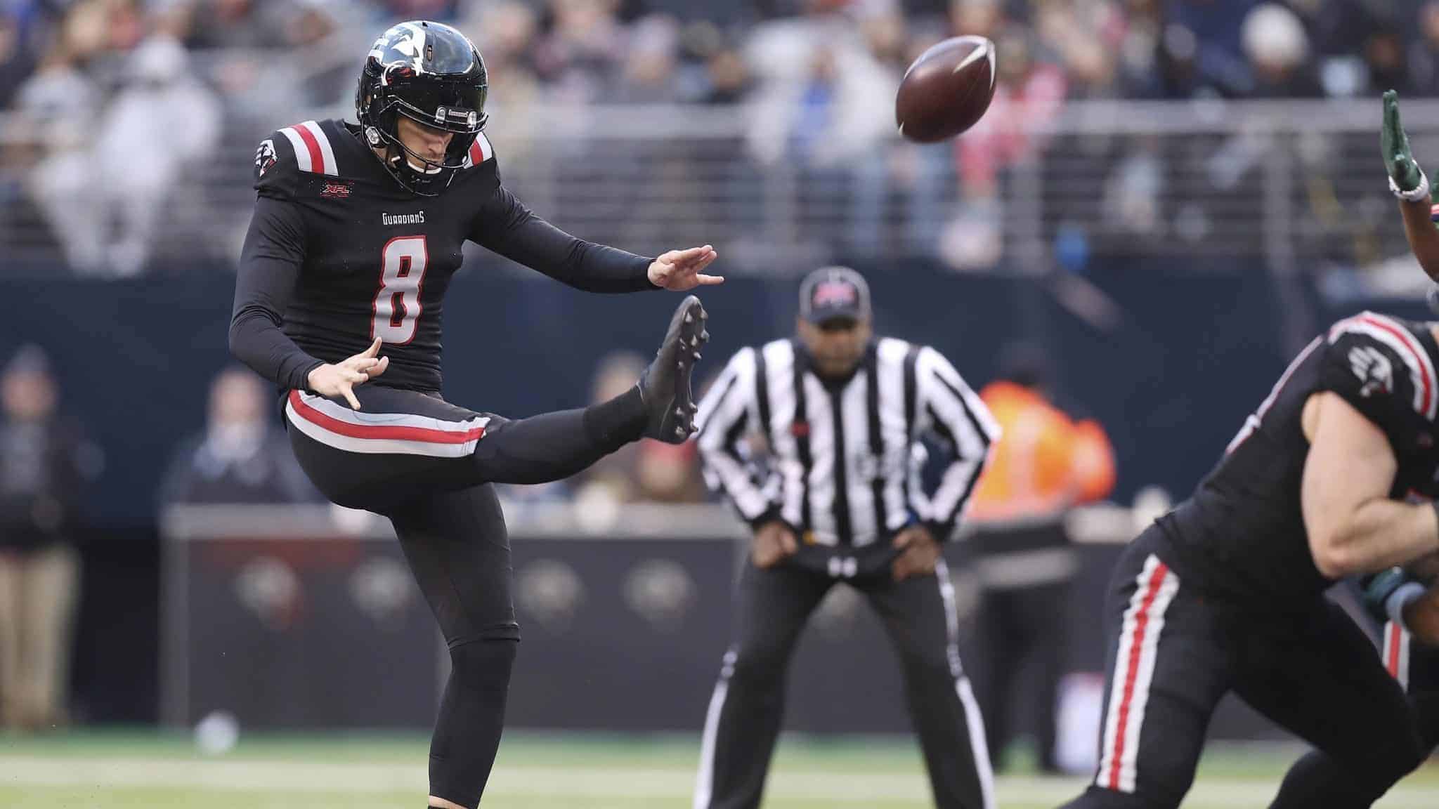 New York Guardians Punter Justin Vogel Comes Through Despite Rules