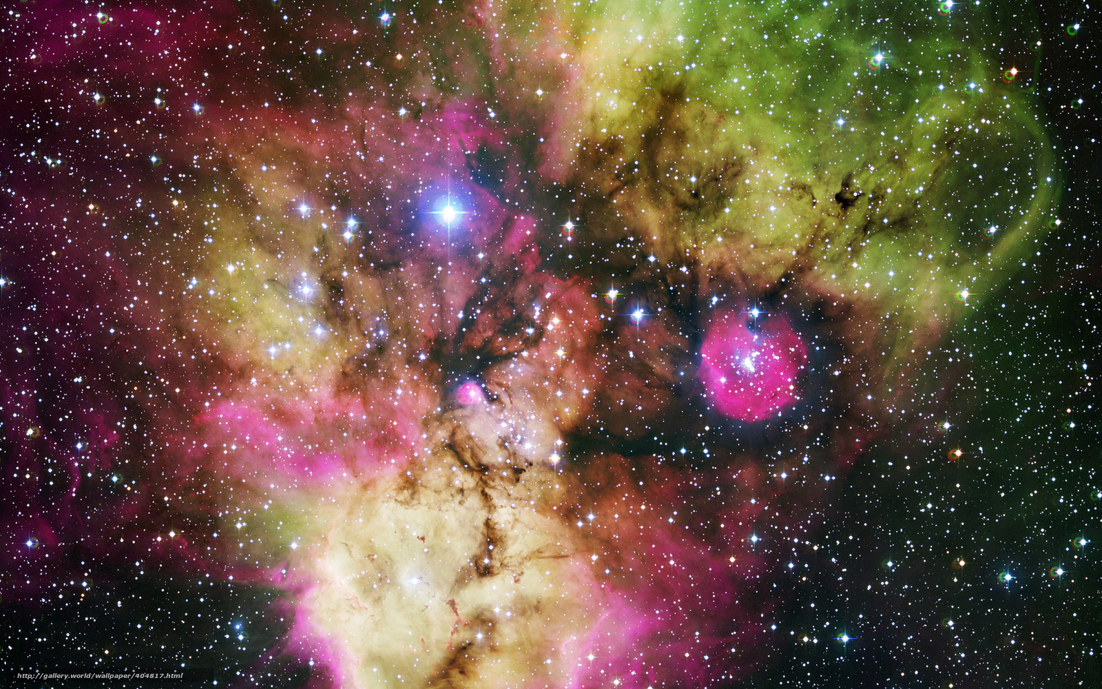 Wallpaper Nebula Beautiful Colorful Hubble Desktop