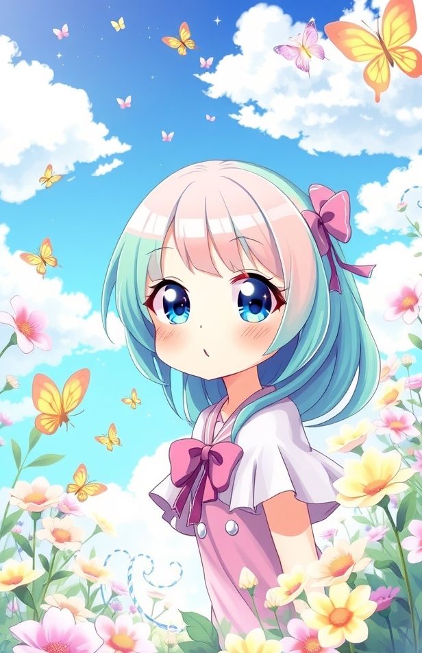 Cute Anime Girls Wallpaper