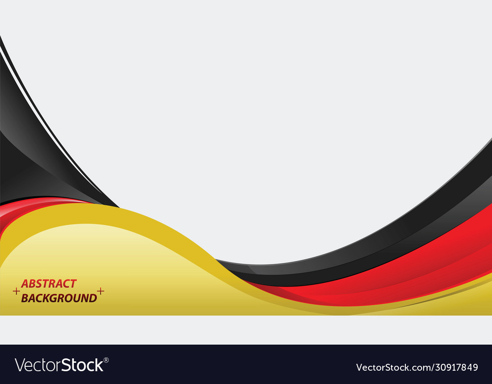 Abstract Background Germany Colors Royalty Vector Image