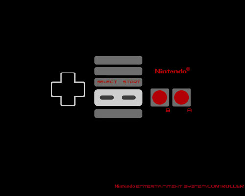 Nes controller wallpaper by tibots 500x400
