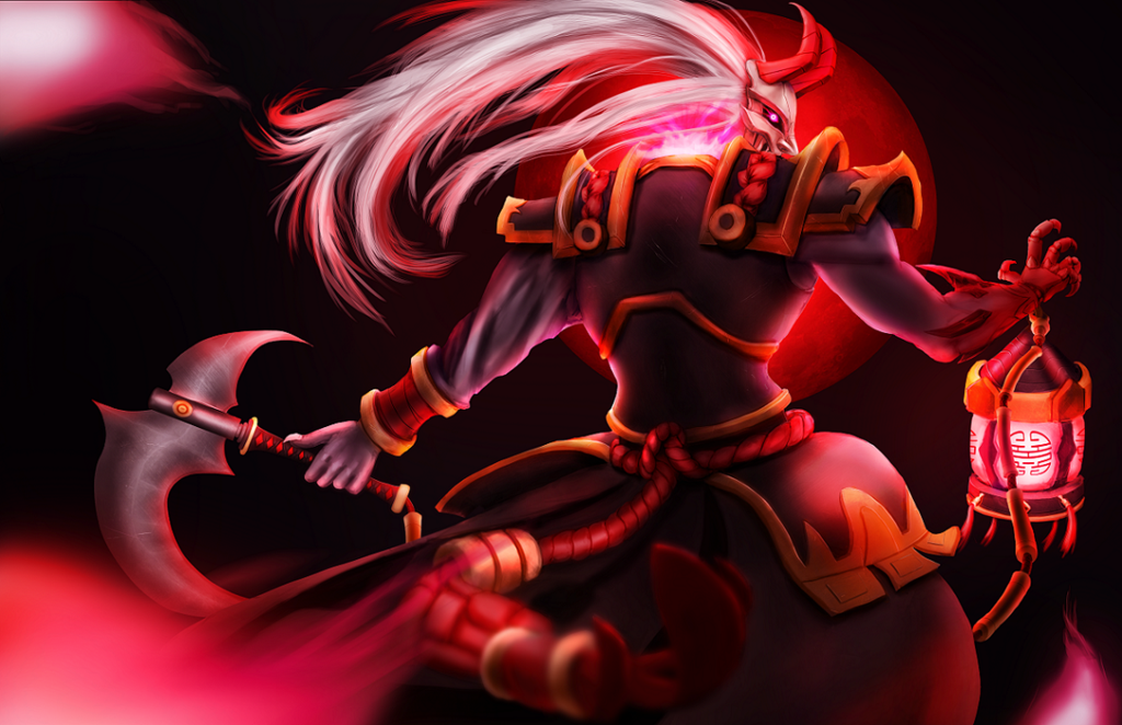 Blood Moon Thresh by Chaosbloods on