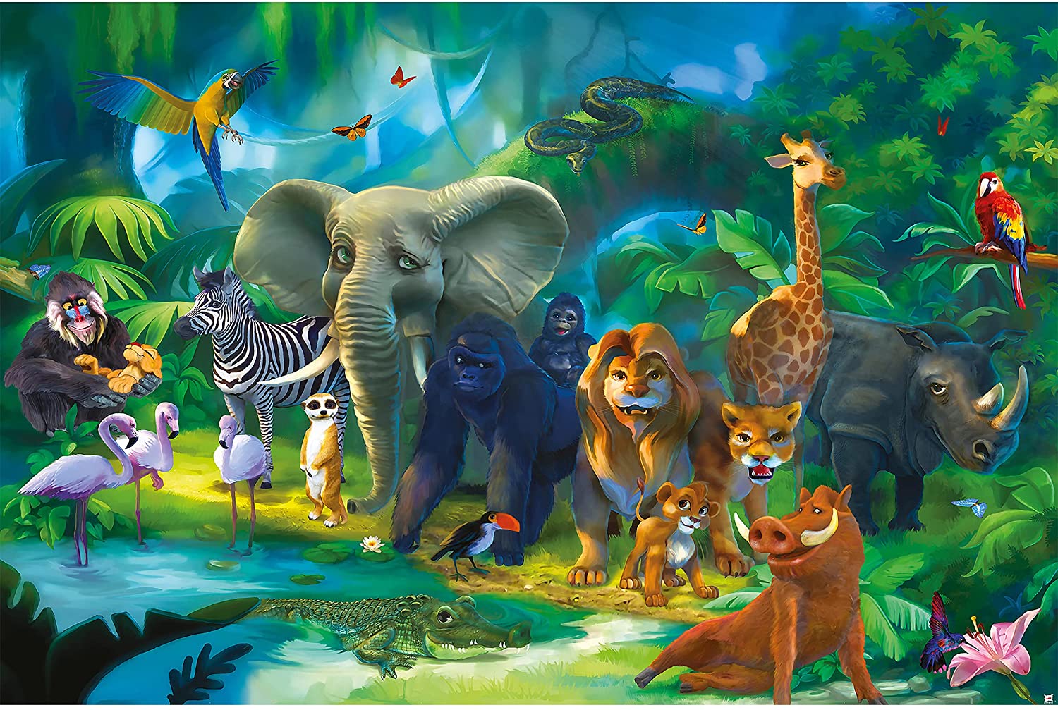Amazon Kid S Room Nursery Large Photo Wallpaper Jungle