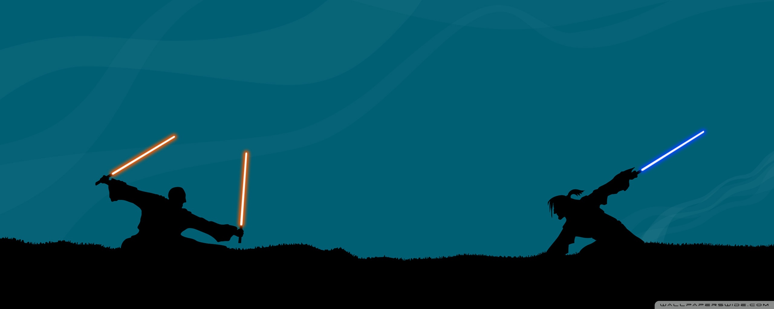 Star Wars Lightsaber Fight Ultra HD Desktop Background Wallpaper