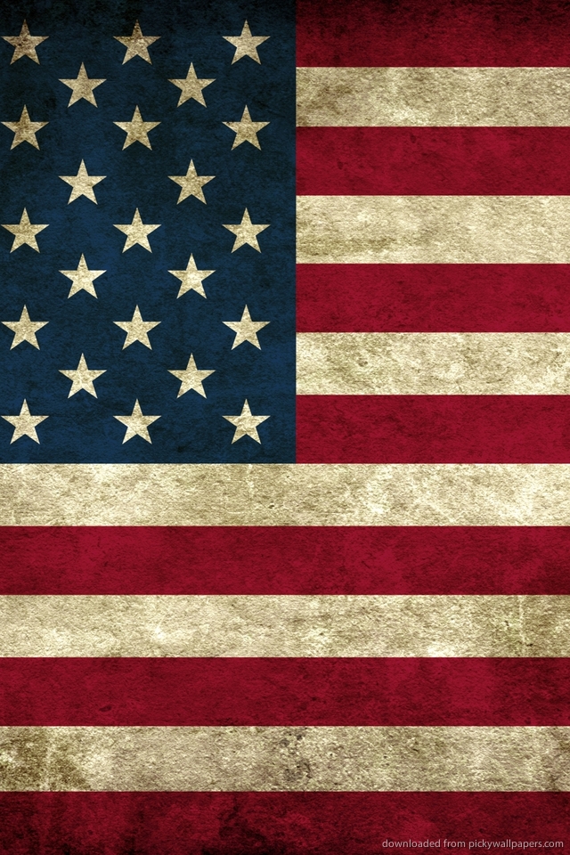 Usa Flag iPhone Wallpaper Array Title