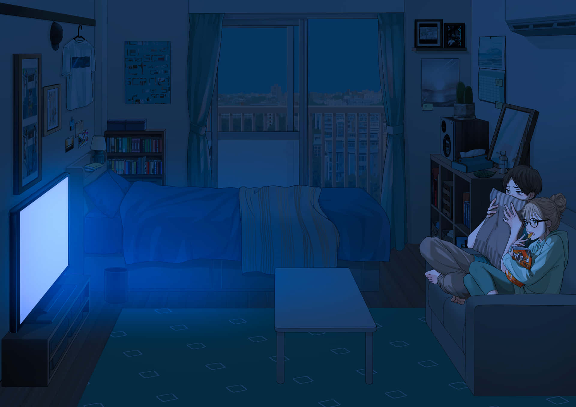 Aesthetic Couple Anime Wallpaper