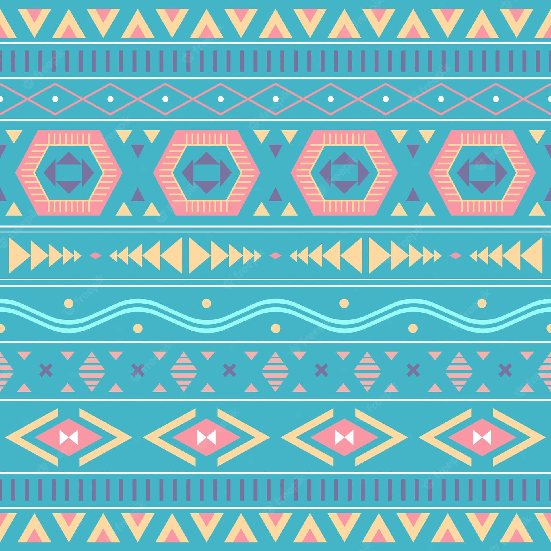 Orange And Teal Wallpaper