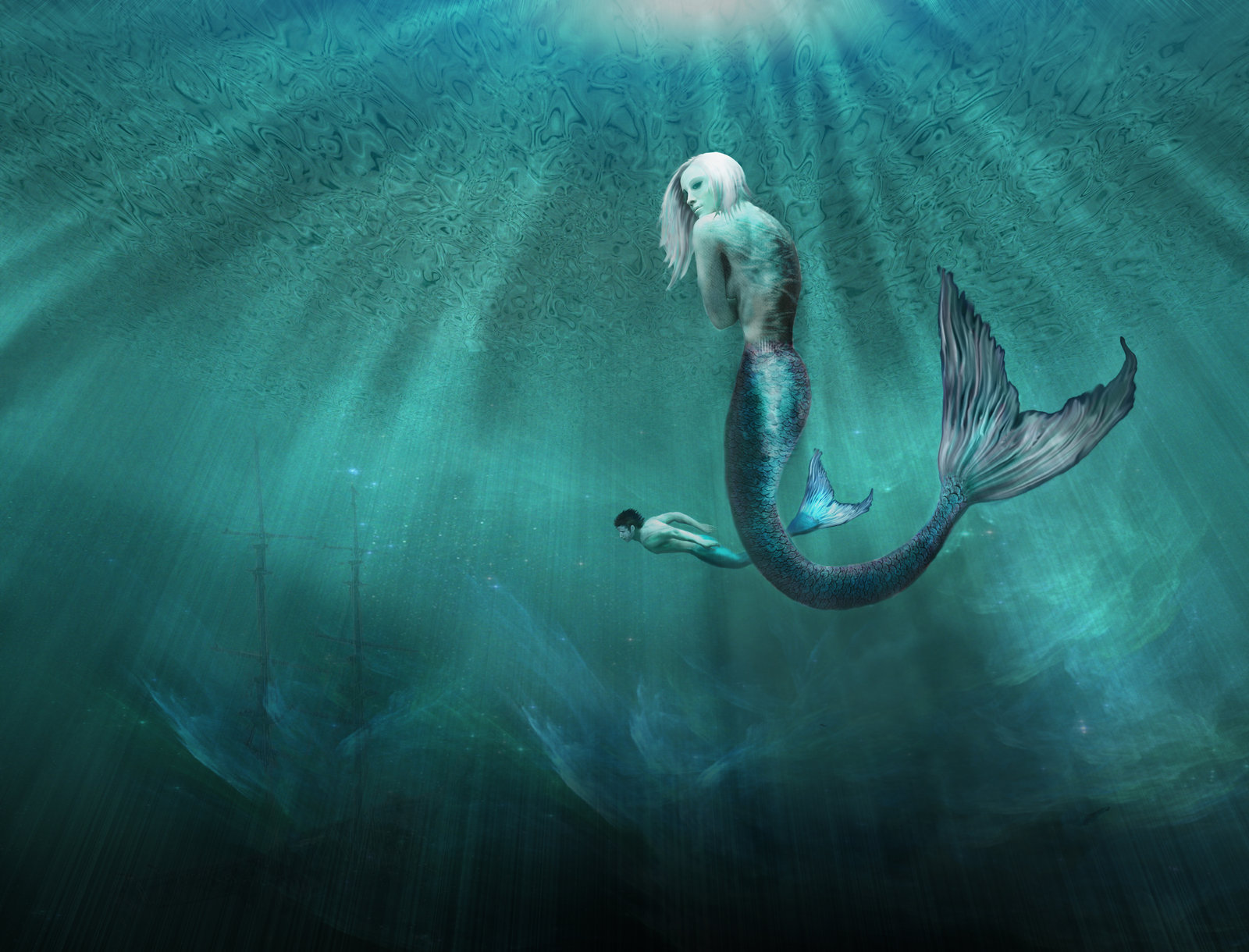 Real Mermaid Wallpaper - WallpaperSafari