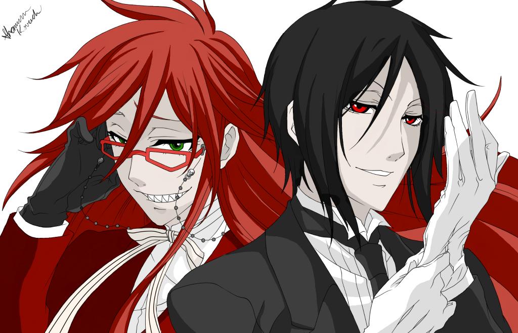 Black Butler Sebastian and Grell by ChAoTiC Flames 1024x658
