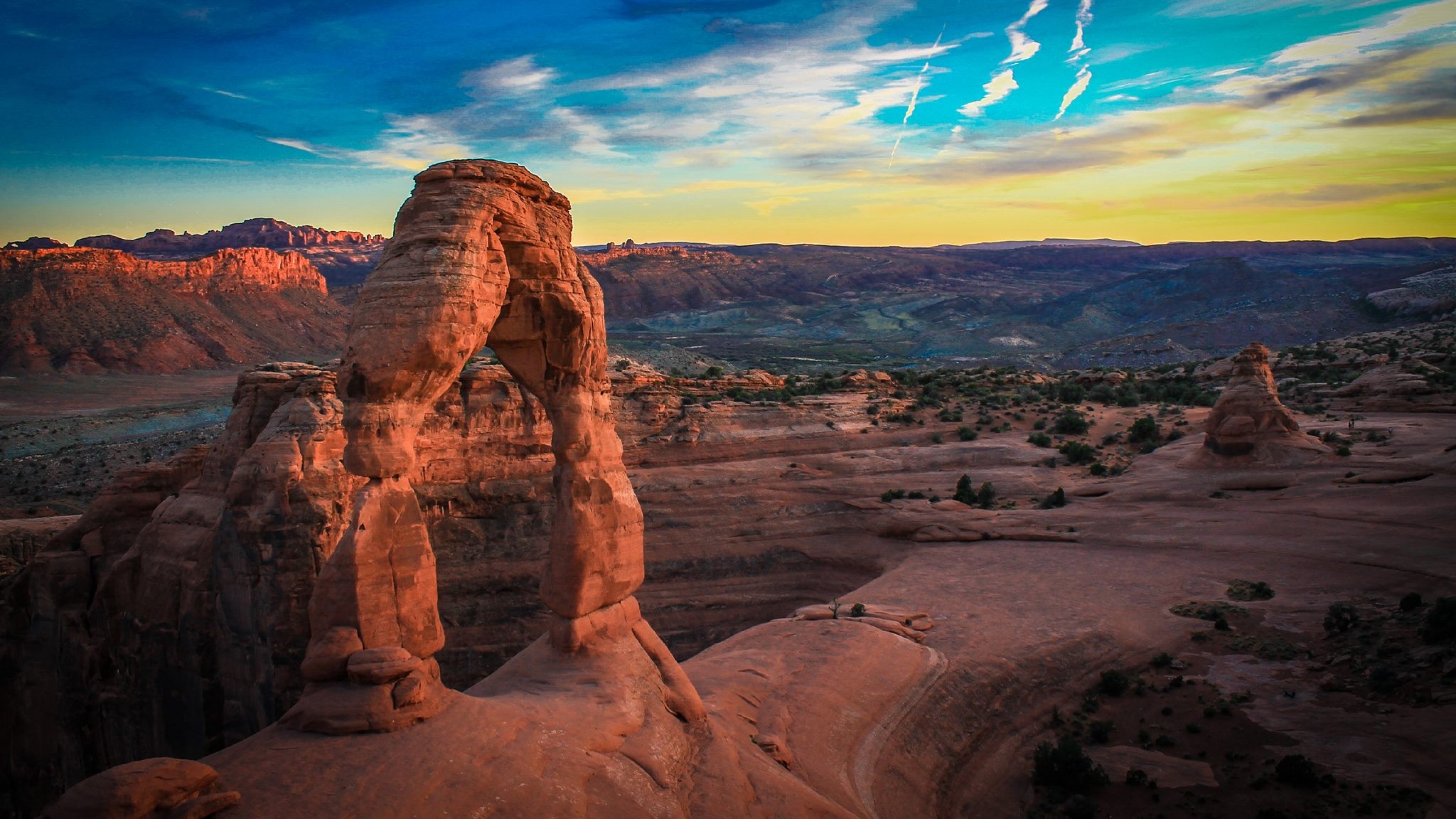 Wallpaper Stone Arches Sky Geology 4k