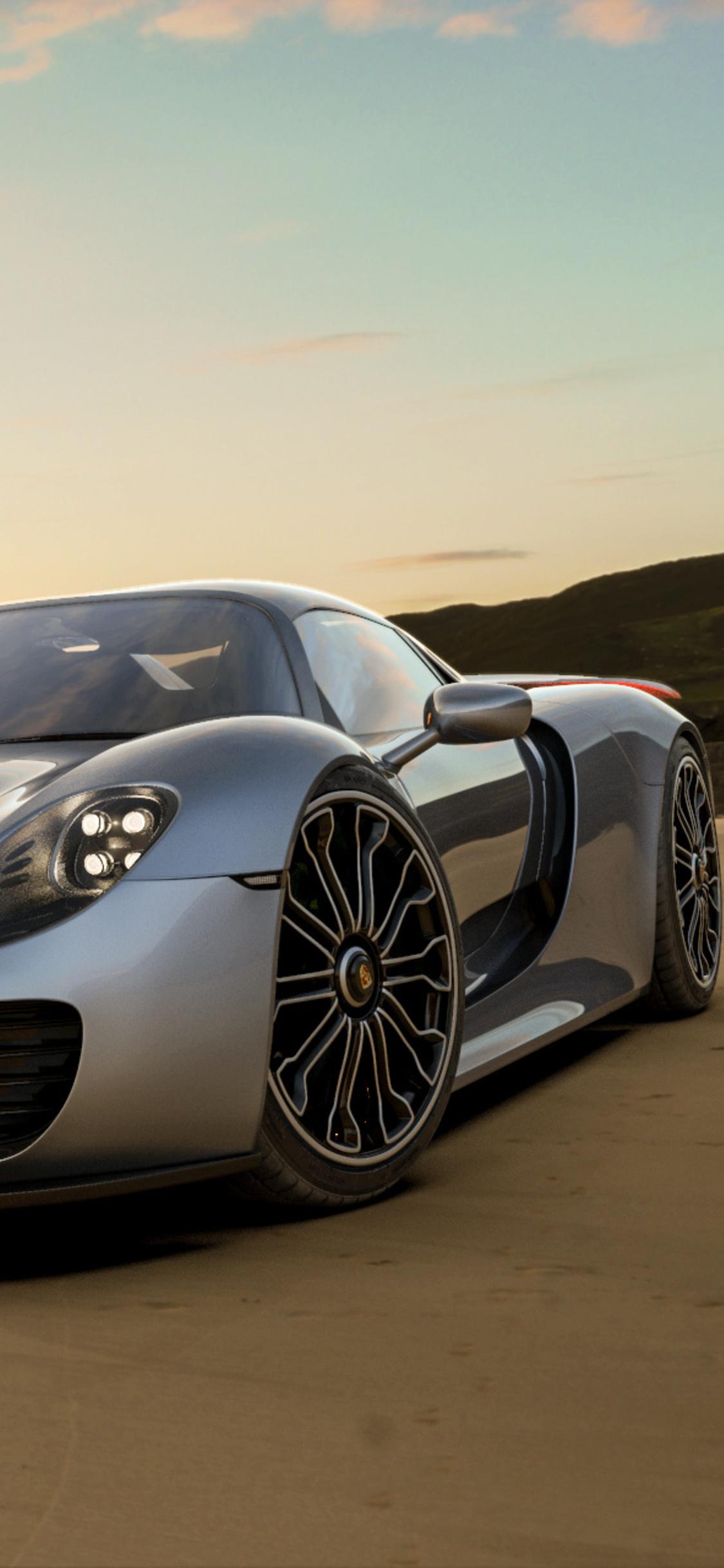 Porsche Spyder New iPhone Xs X HD