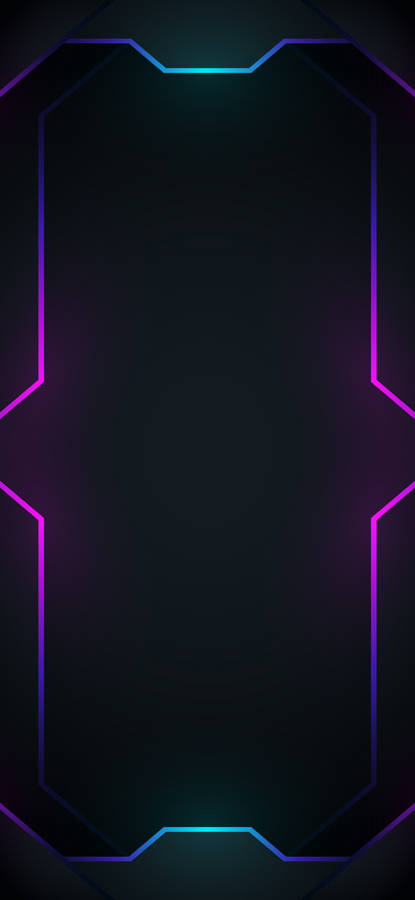 4k Neon iPhone Geometric Lights Wallpaper
