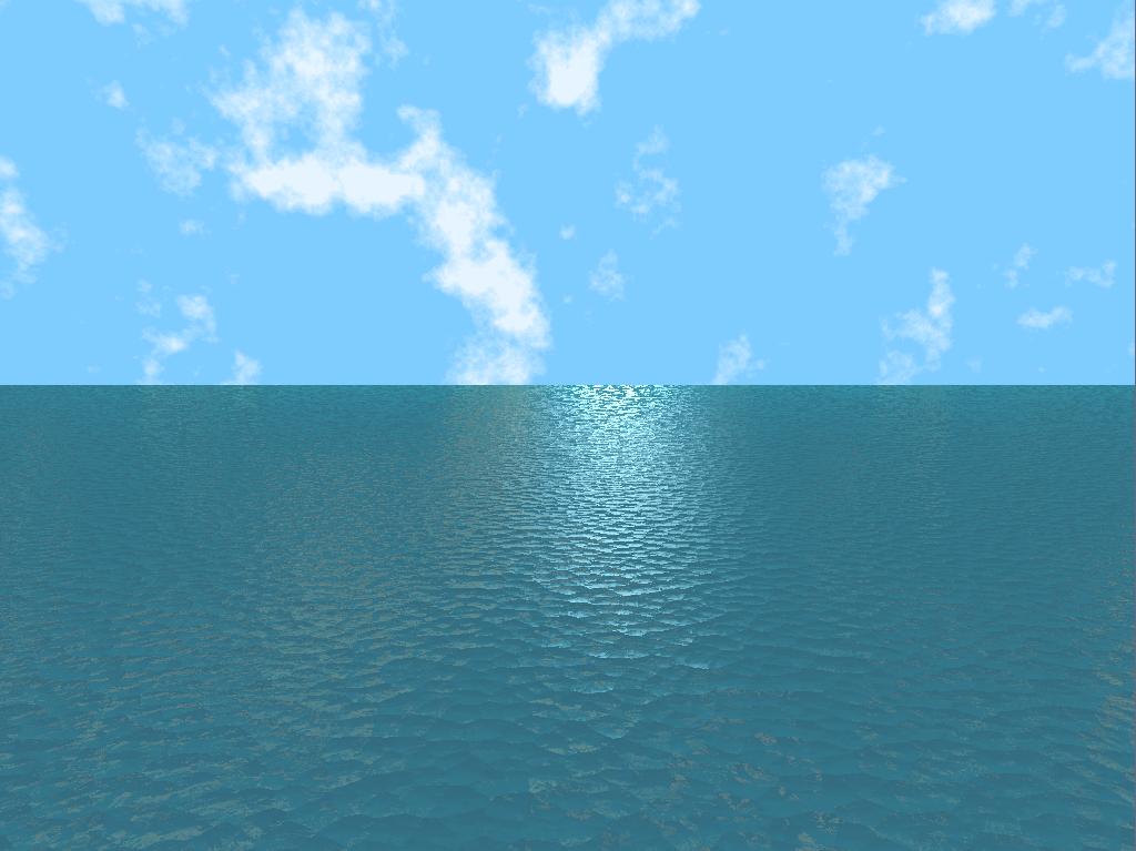 Light Blue Ocean Background