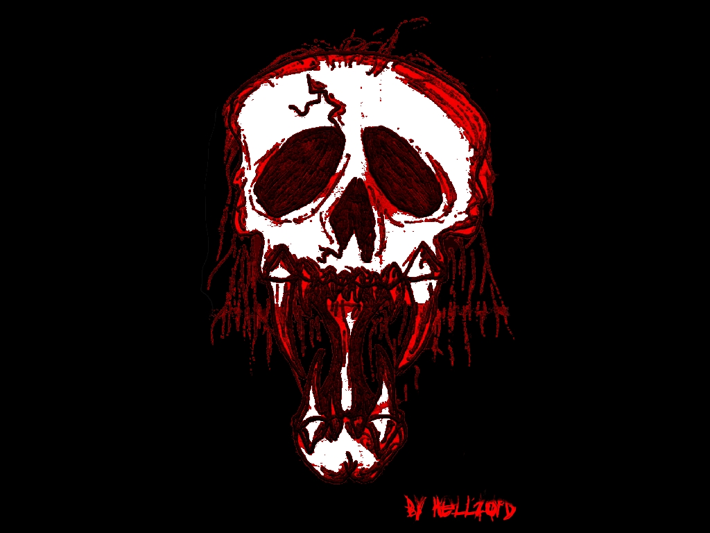 Evil Bloody Skull Wallpaper Pictures Photos And Background
