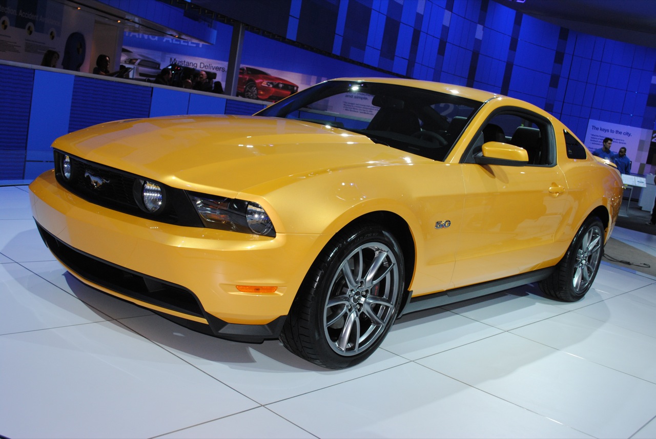 Yellow Mustang Gt