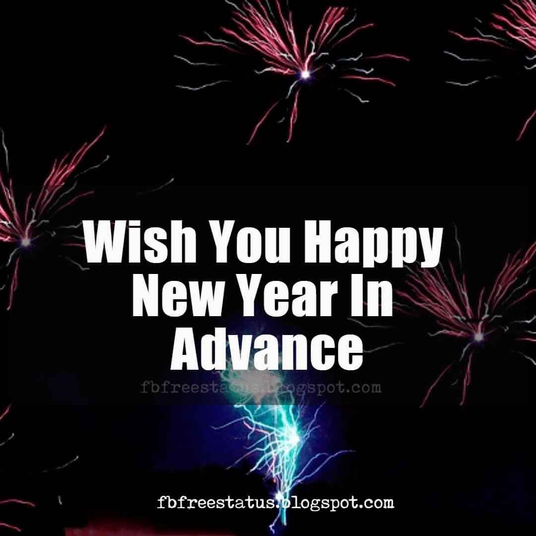 Advance Happy New Year Image Wishes And Quotes