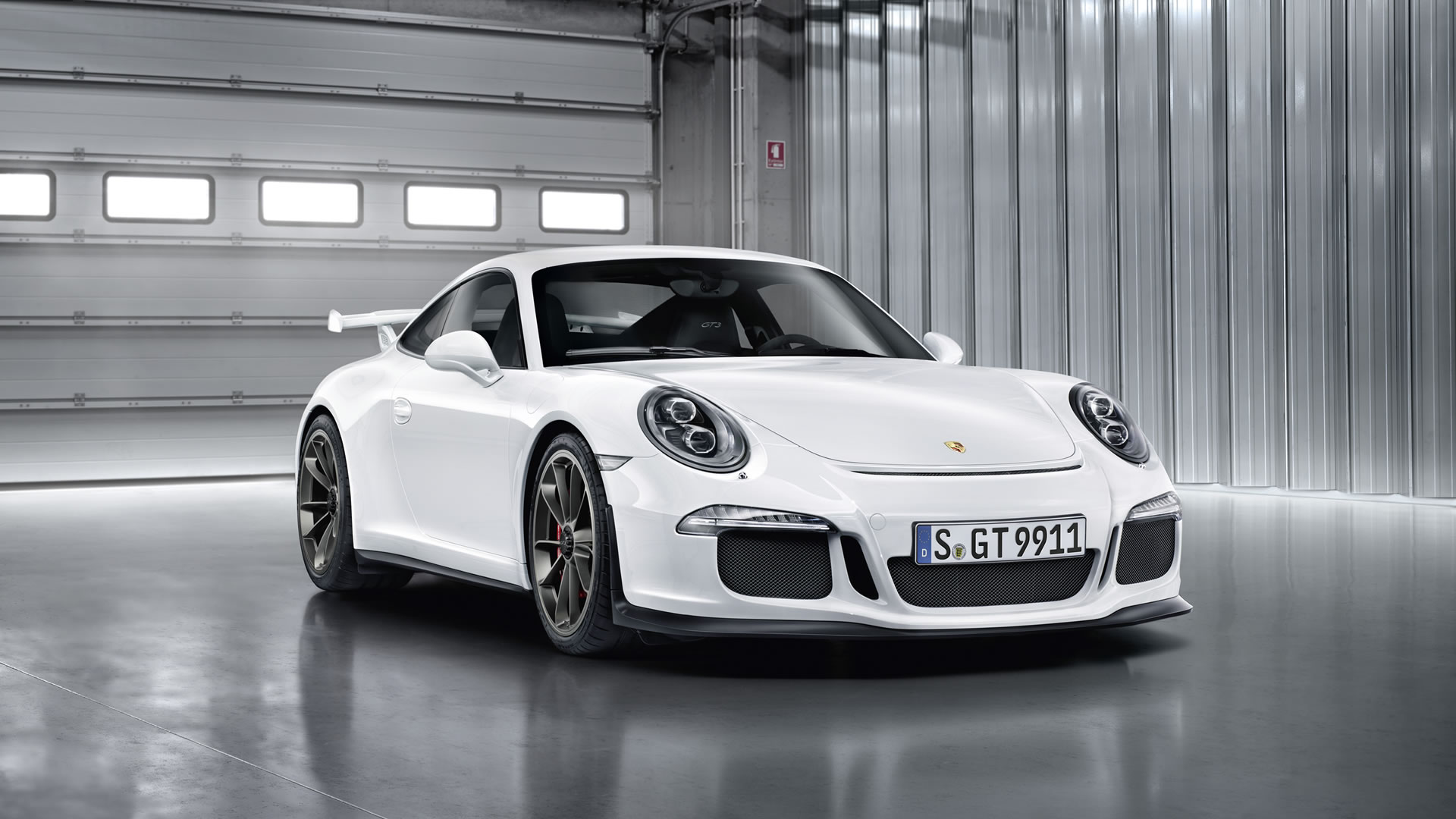Porsche Gt3 Wallpaper X Garage White Color