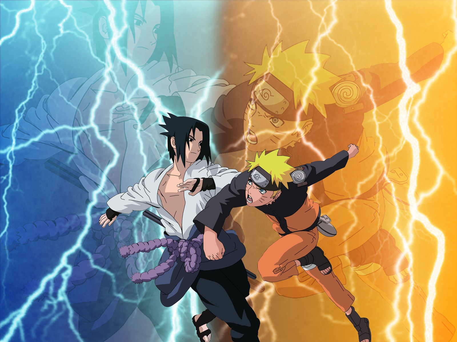 Naruto Shippuden Sasuke Vs HD Wallpaper Animation