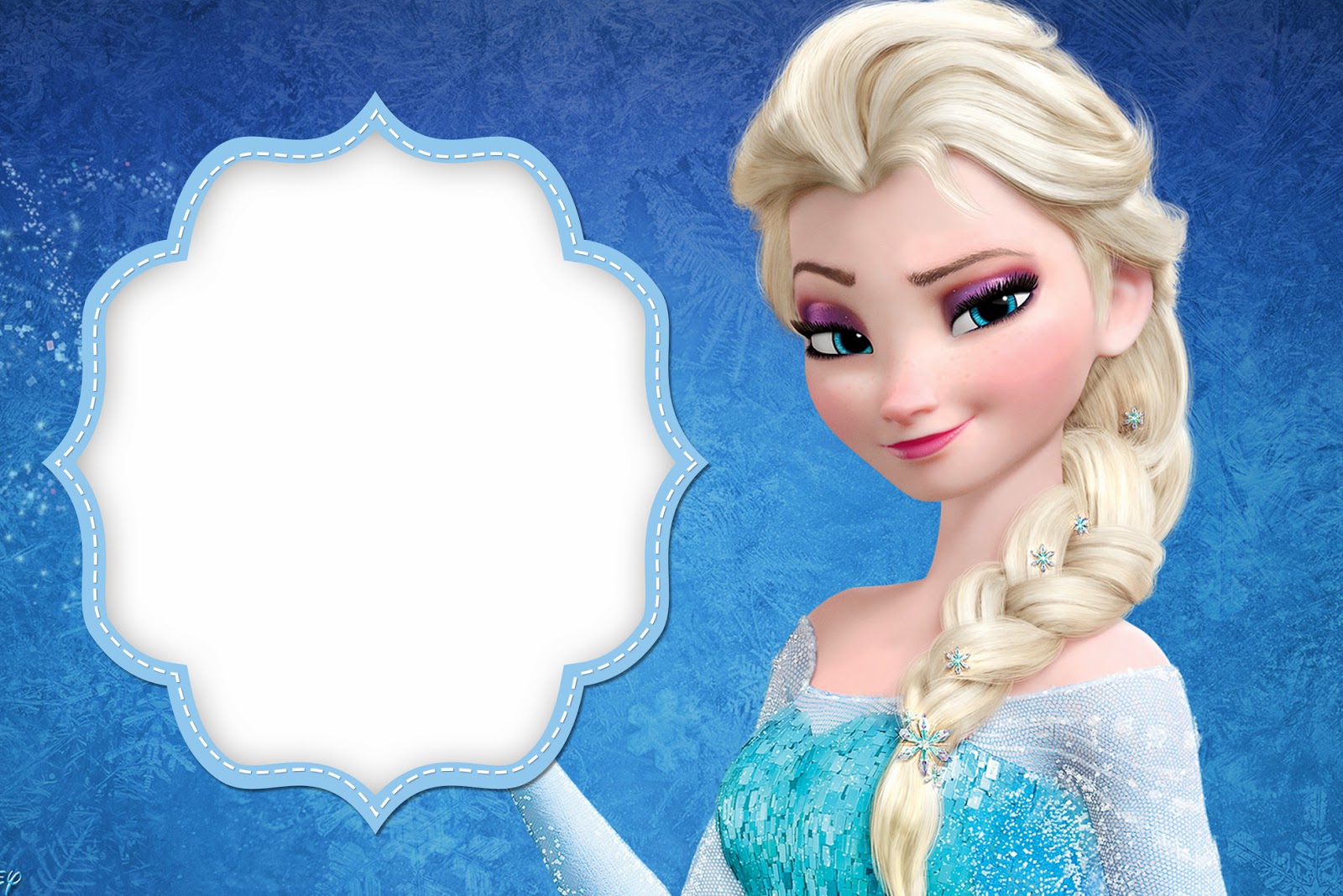 Frozen Free Printable Cards or Party Invitations Oh My Fiesta in