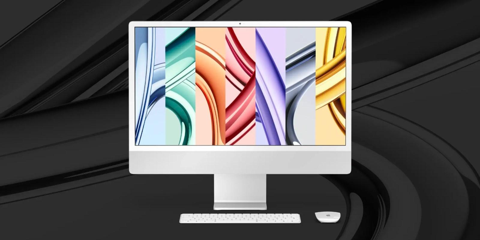 The New M3 Imac And Macbook Pro Wallpaper