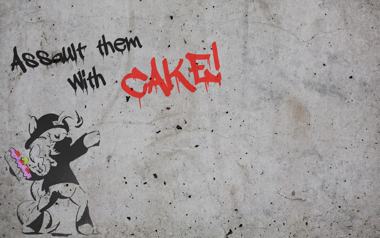 Banksy Pie Wallpaper By Luckysmores