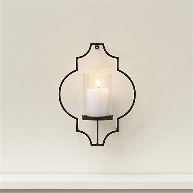 Rosaline Metal Wall Candle Holder Crate And Barrel