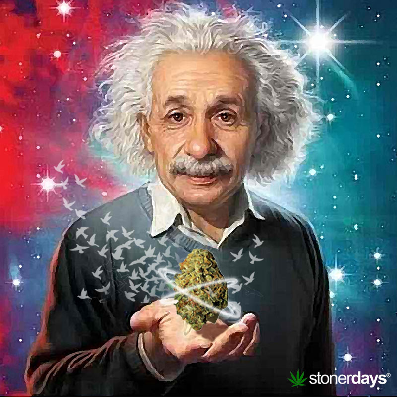 Trippy Einstein Wallpaper