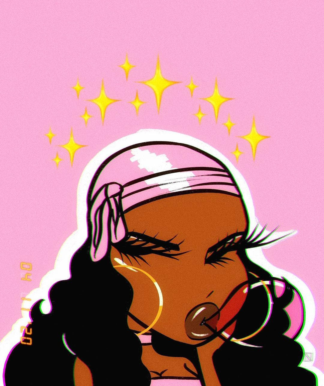 Cute Black Girl Wallpaper