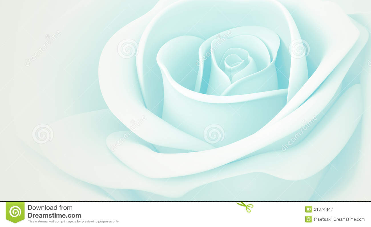 3d Light Blue Rose Royalty Free Stock Photography Image 21374447