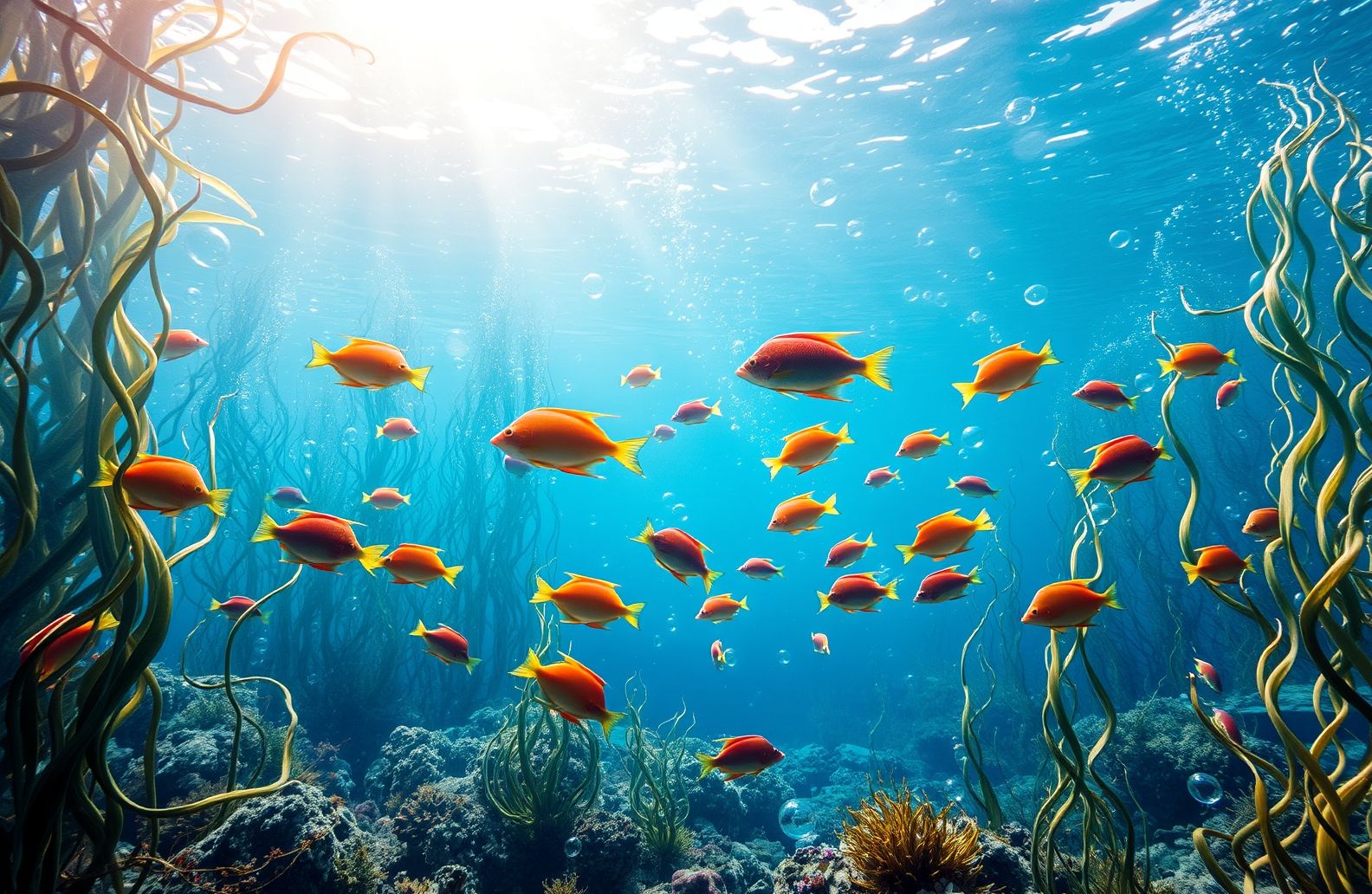 Fish Swimming Live Wallpaper