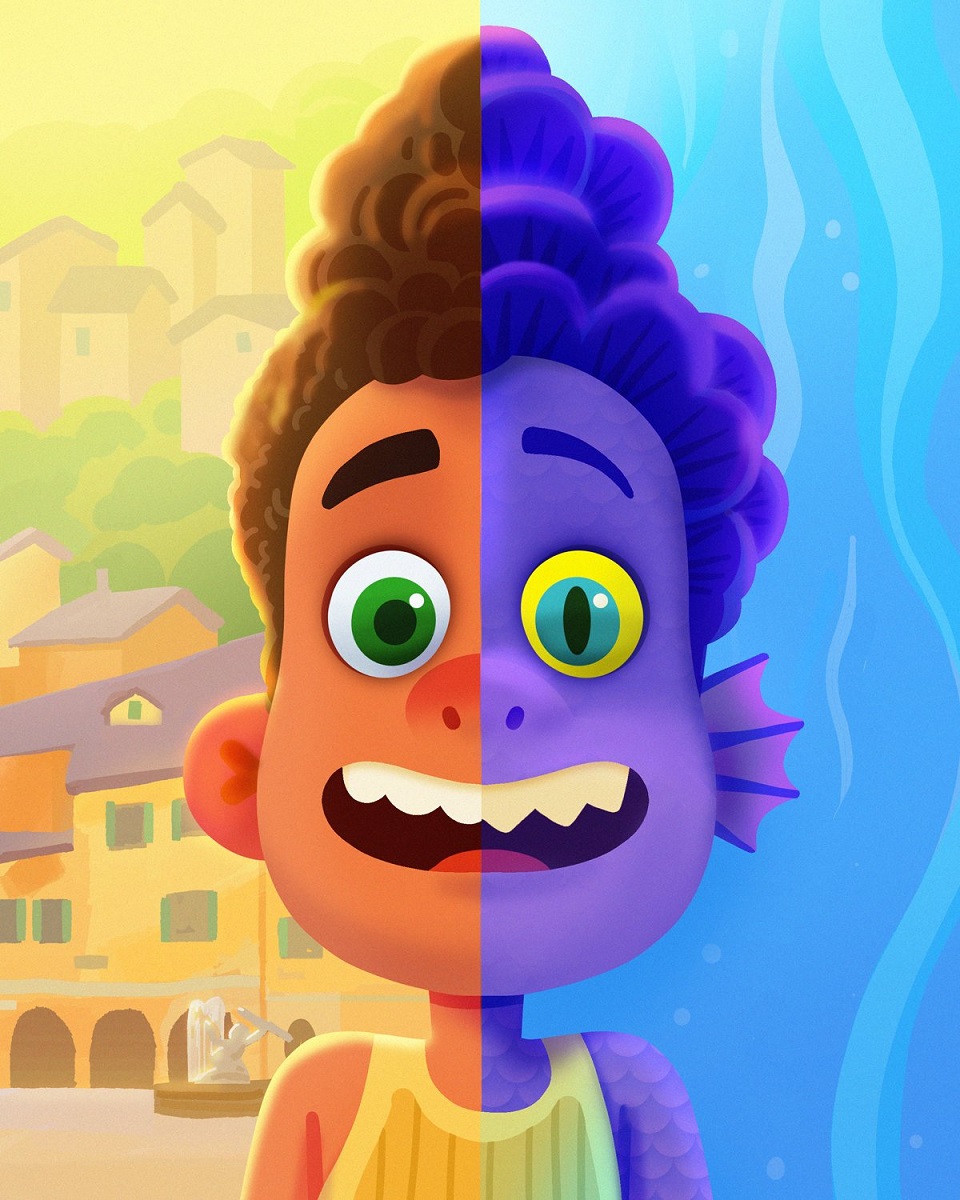 Luca Pixar And Alberto Character Posters Cartoon Image