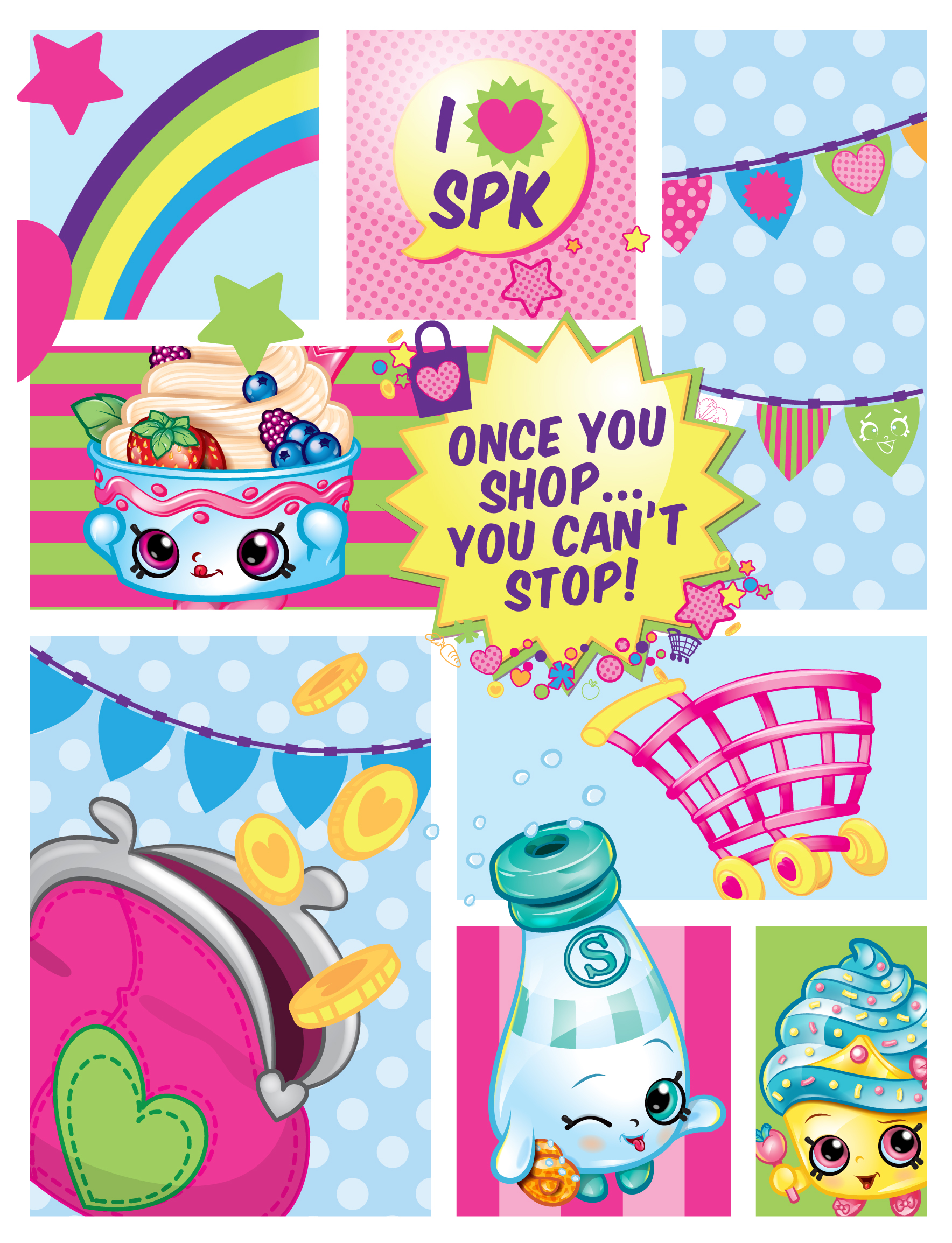All The Shopkins Coloring S