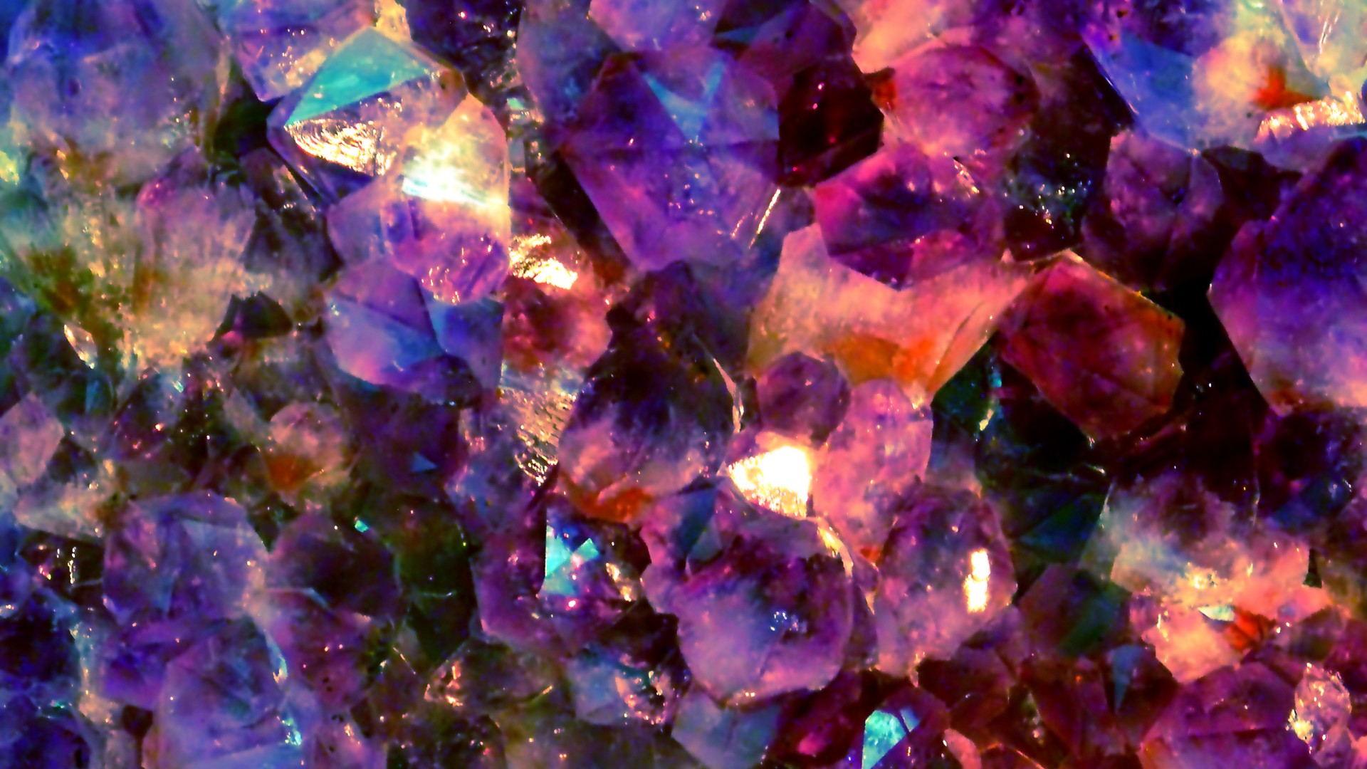 Crystals And Gems Desktop Background