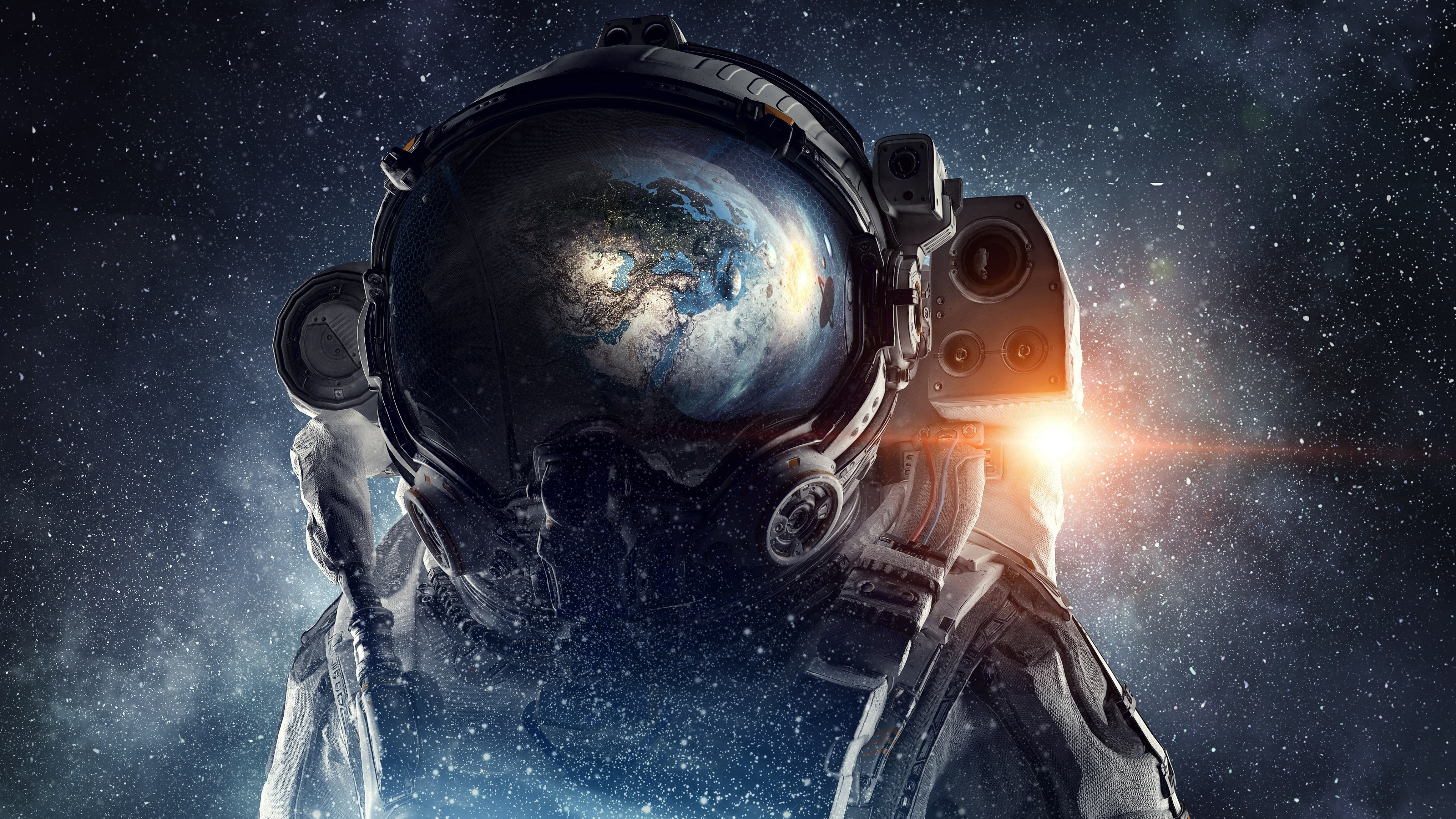 Free download Astronaut Galaxy Space Stars Digital Art 4k ...