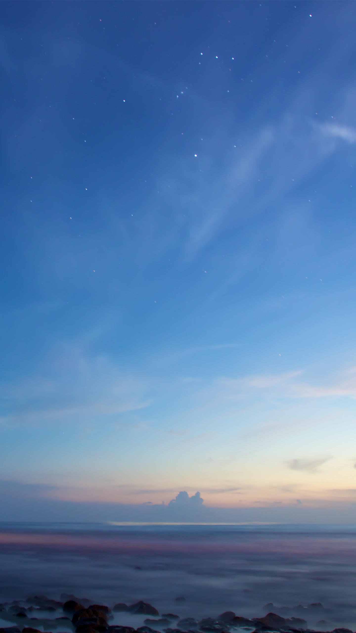 Clear Sky Wallpaper 4k Sunset Dusk Blue