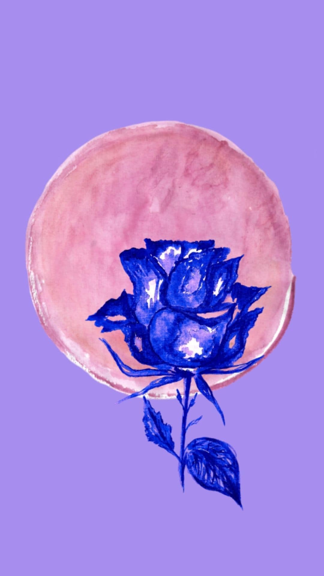 Artist Painted Watercolor Wallpaper For iPhone