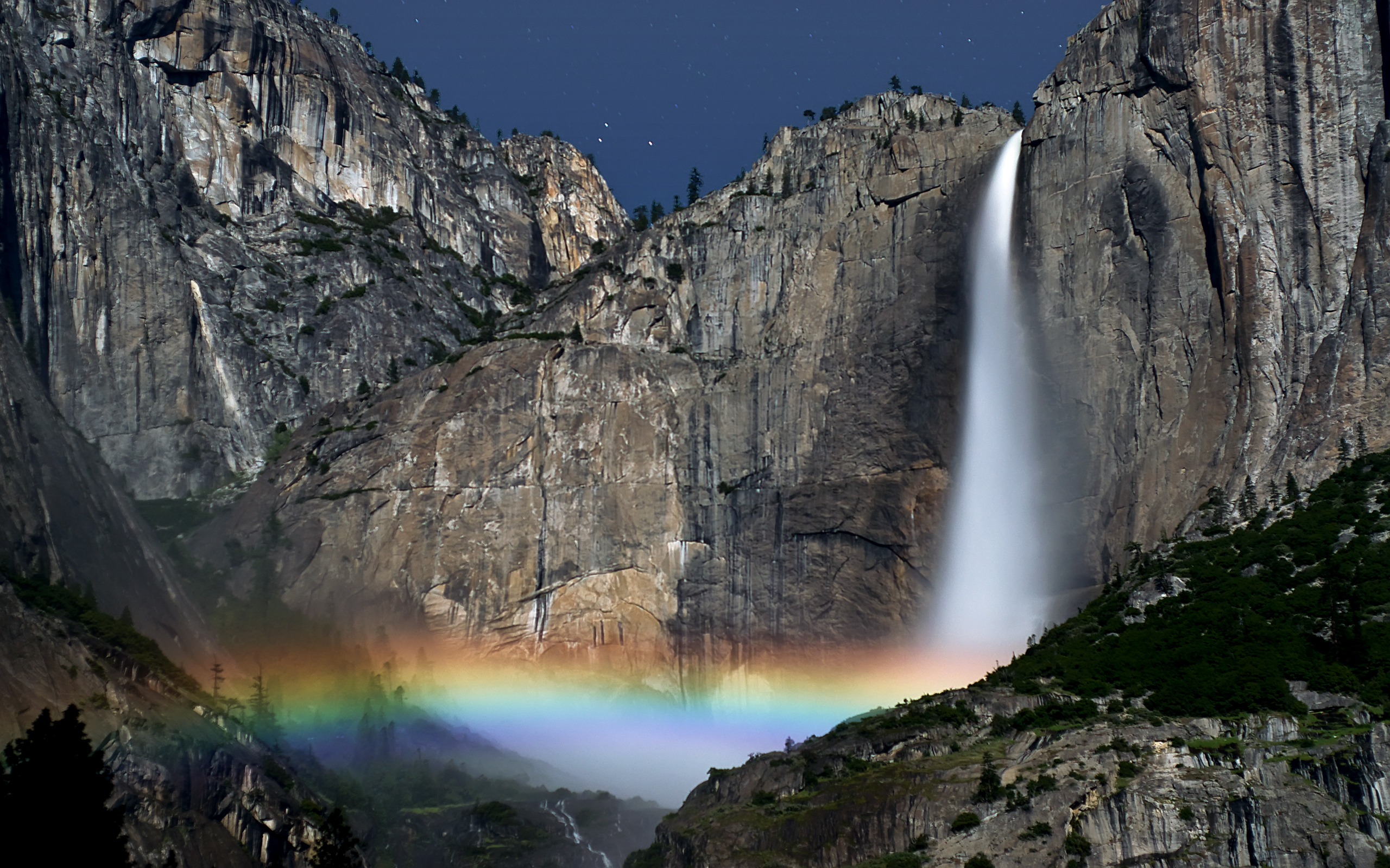 Yosemite Falls HD Background Wallpaper Baltana