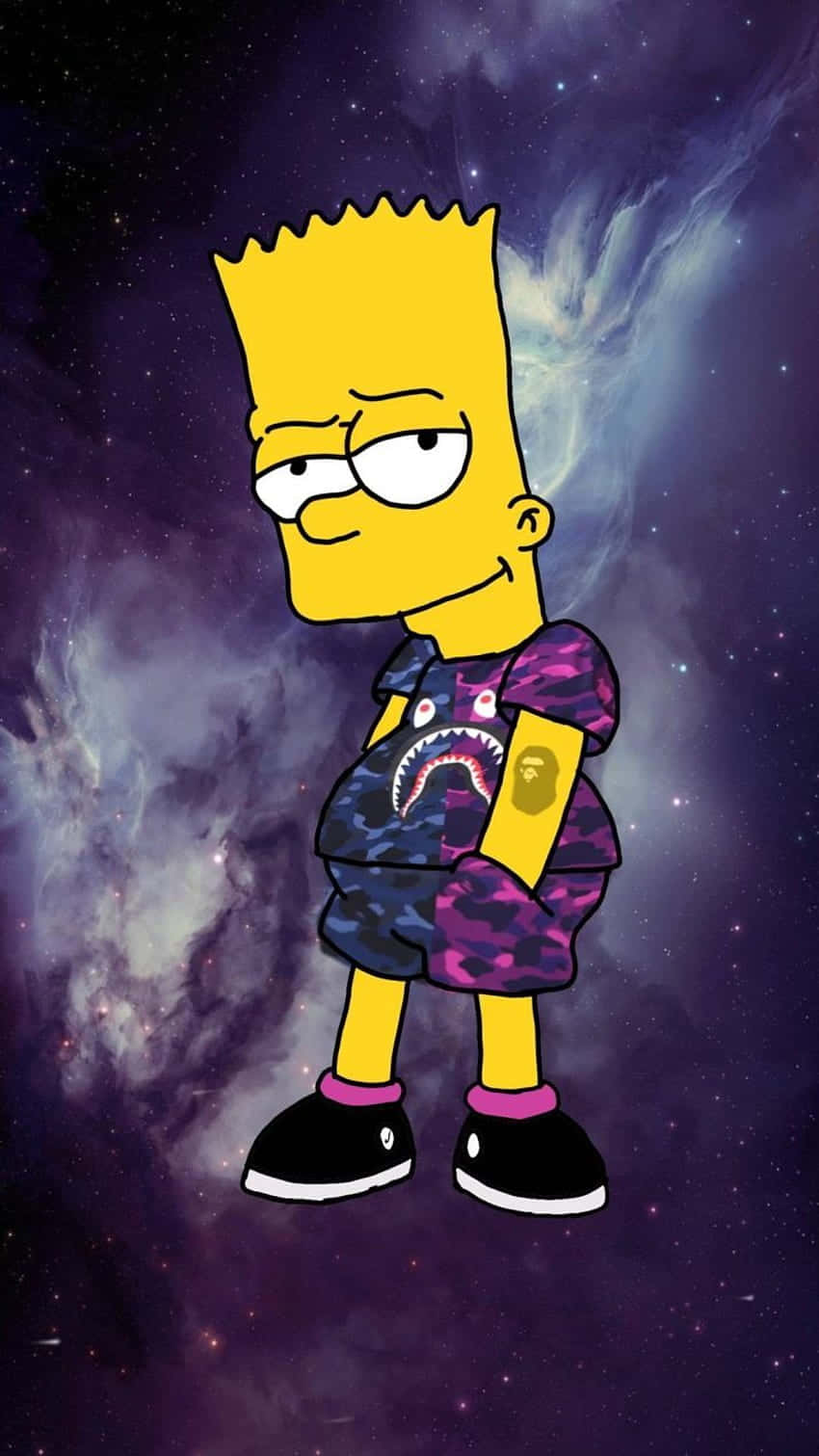 Bart Simpson Weed Wallpaper
