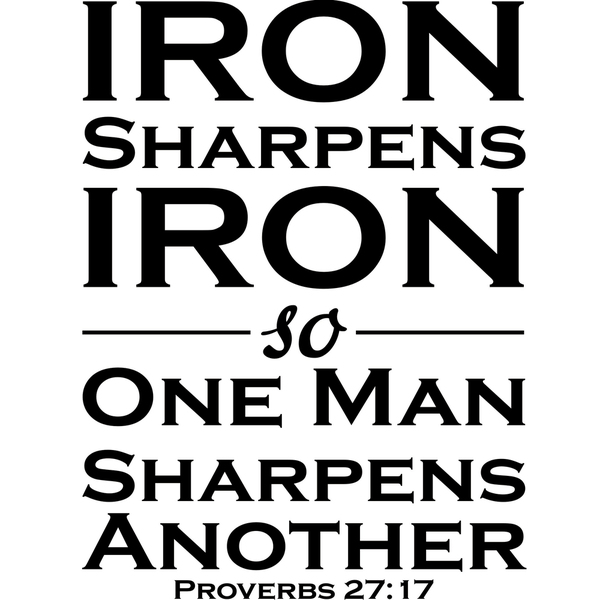 Iron Sharpens Iron Proverbs 27 17 600x600